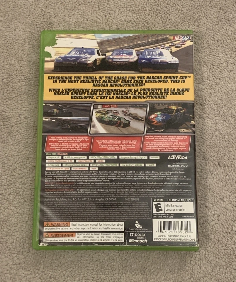 NASCAR 2011 The Game (Microsoft Xbox 360) CIB *Tested Working* - Image 2 of 4