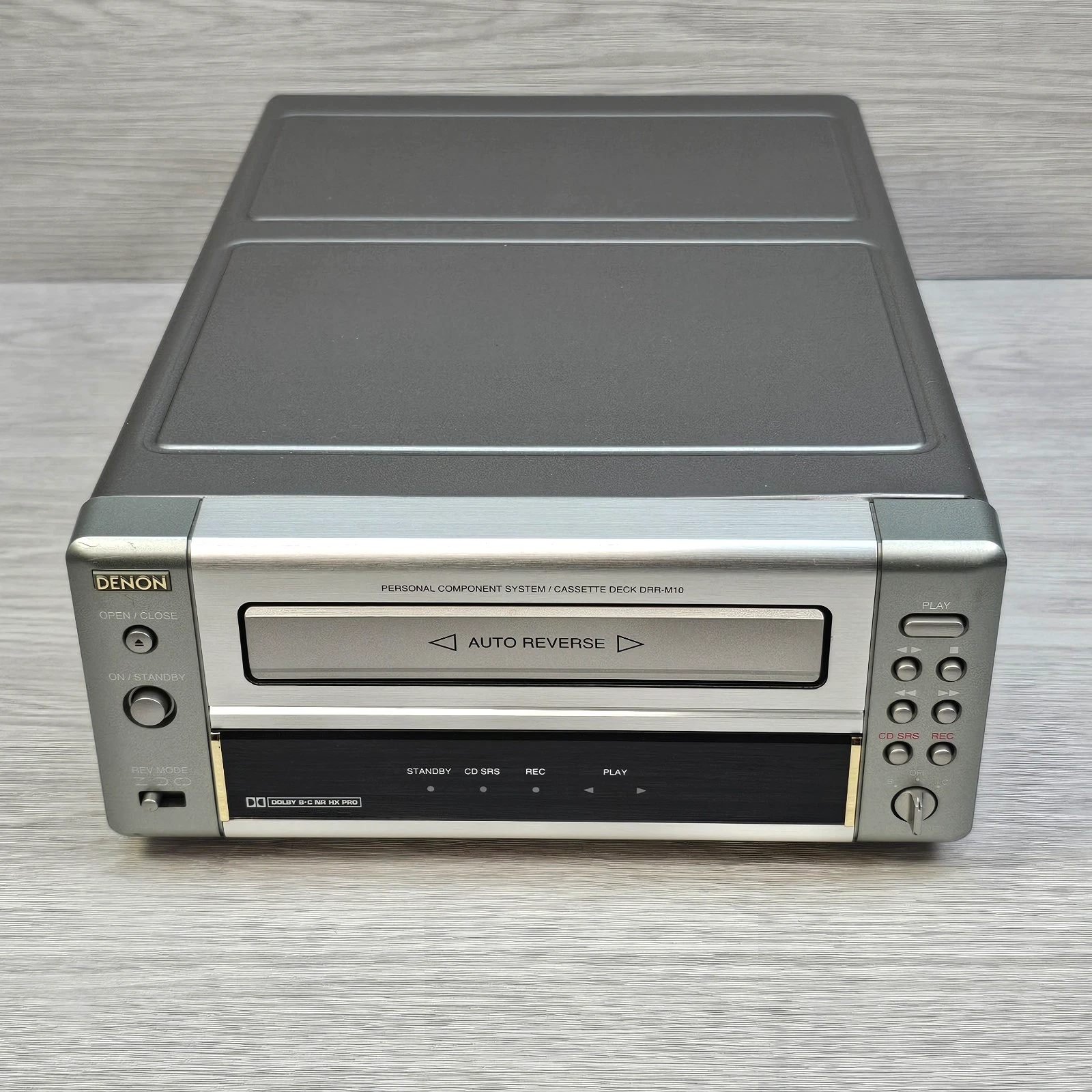 Denon DRR-M10 Cassette Deck Silver Personal Component System