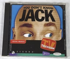 You Don't Know Jack TV PC Game CD-ROM Sierra Windows 1997 Trivia Party