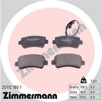 Zimmermann BremsbeläGe Hinten FüR Nissan NV400 Bus Renault Master III