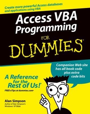 Access VBA Programming for Dummies Paperback Alan Simpson