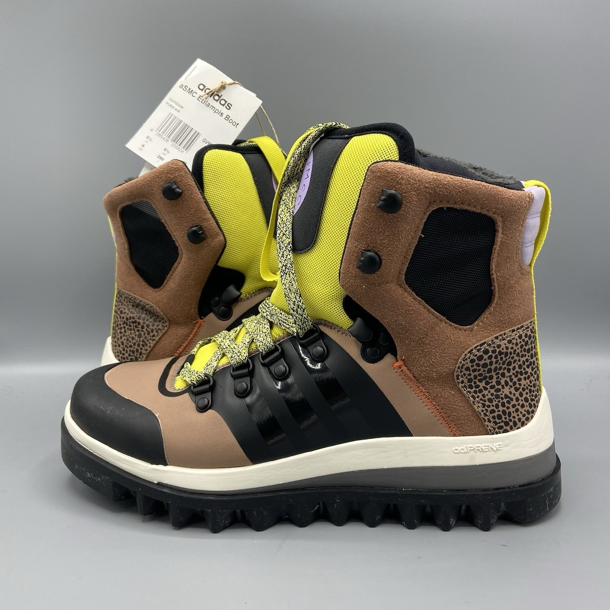 Adidas by Stella McCartney Eulampis Hiking Bootsブーツ ADIDAS WMNS STELLA McCARTNEY EULAMPIS BOOT BLACK GREY FX1963