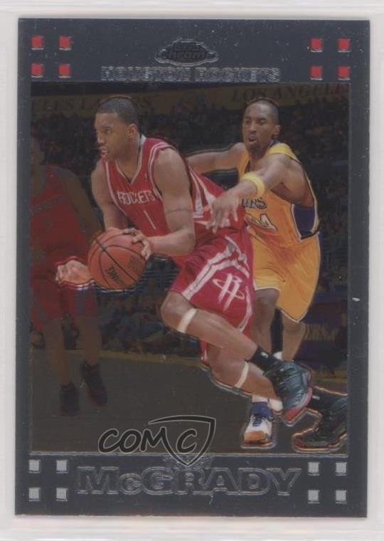 2007-08 Topps Chrome (Guarded by ) Tracy McGrady Kobe Bryant #101 HOF 14ak