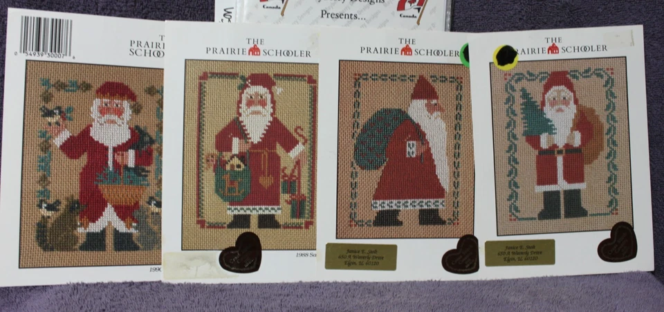 CHRISTMAS PATTERN LOT of 15 cross stitch Prairie Schooler & more all listed - Image 2 of 4
