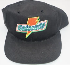 Vintage Gatorade Hat Cap Sports Specialties Snap Back Black Adjustable 90s