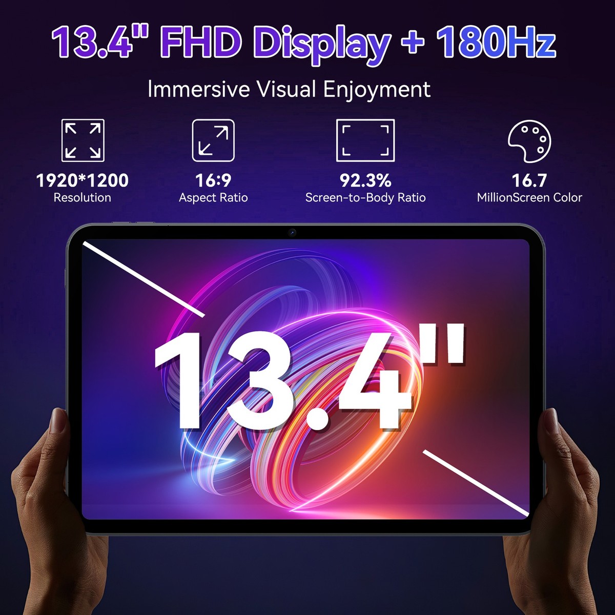 TABWEE T60 Pro Andriod 15 Tablet 13.4