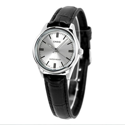 CASIO Classic LTP-V005L-7ADF Analog White Dial Black Leather Women's R80111145
