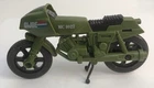 GI Joe RAM Rapid Fire Motorcycle 1982 Incomplete with Kickstand