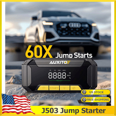AUXITO 20000mAh 8000A Starter Jump Portable Car Battery High Booster Power Bank