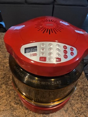 NuWave Pro Plus Infrared Oven (Model 20615) - Red - Complete 13-Piece Set