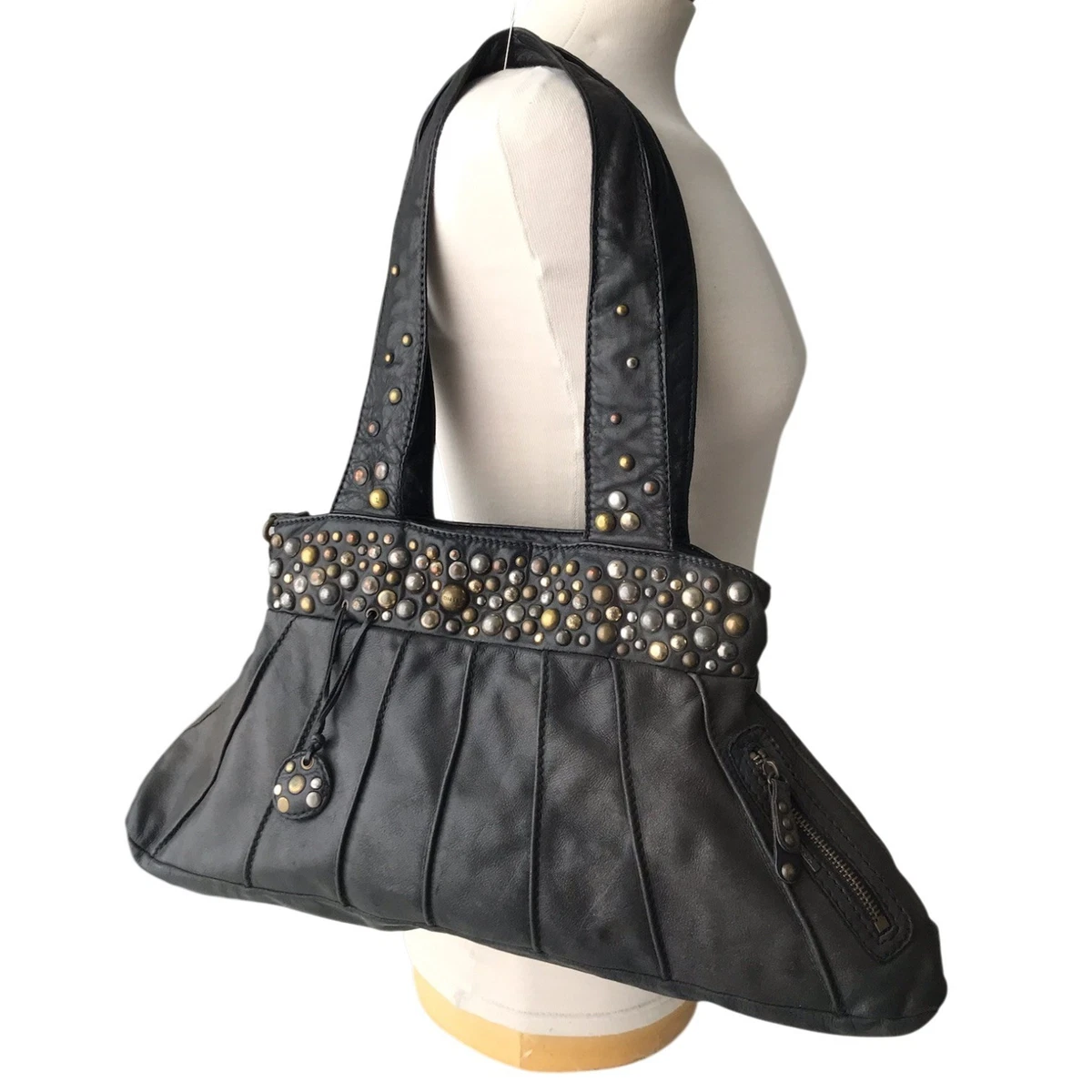 DIESEL BLACK GOLD トートバッグ 本革 スタッズ アーカイブ diesel black gold bag products for sale | eBay