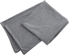 Oubonun 100% Jersey Cotton Body Pillow Cover with 21"X54", Grey 