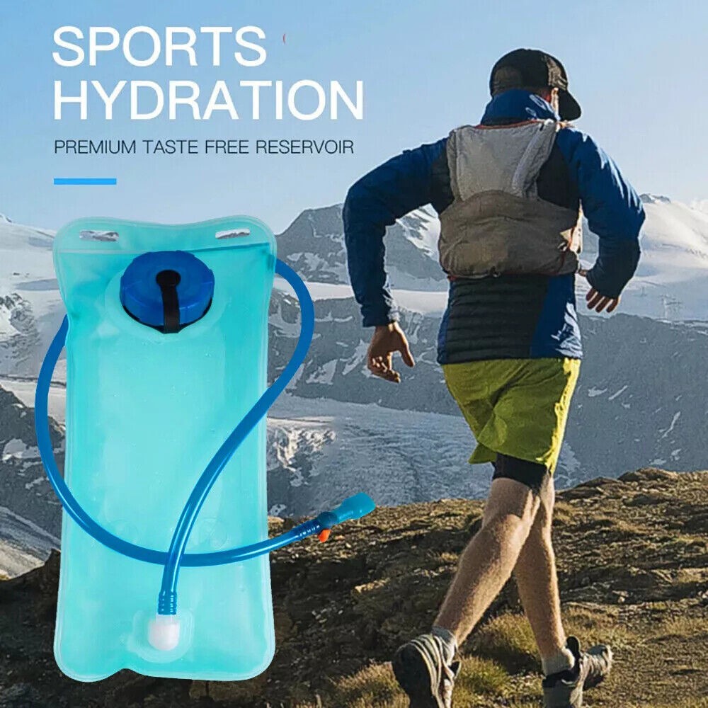 1/2L Water Bladder Camping Hiking Backpack Hydration System Camel