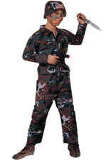 Military Army Soldier Child Costume