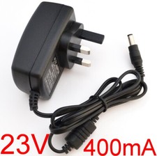 Image of UK AC 100V-240V DC 23V 400mA Switching Power Supply adapter 0.4A Plug 5.5mm