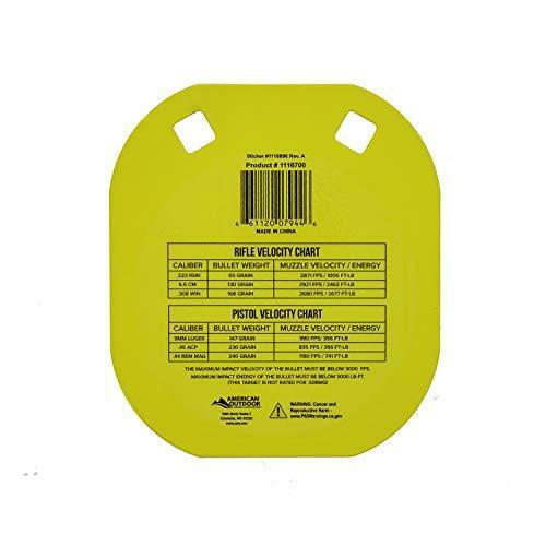 Caldwell High Caliber AR500 Steel Target 5" Gong, 3/8" Thickness, Rifle