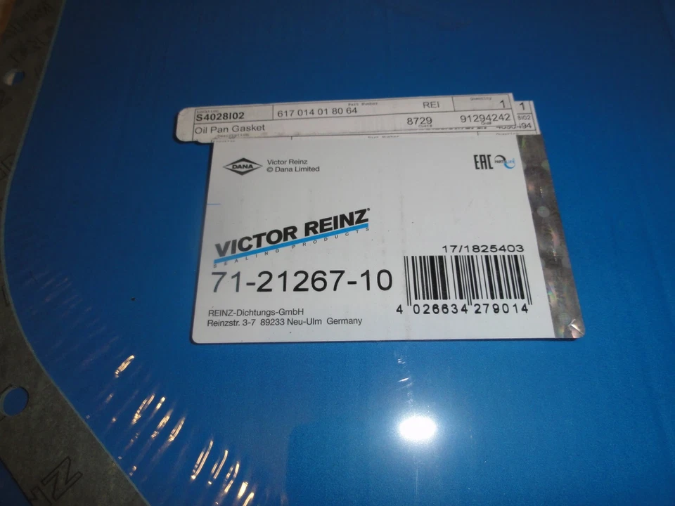 NUEVO Mercedes Benz W108 W110 W113 W123 W126 250C 300SD Junta de cárter de aceite 71-21267-10 Foto 2 de 2