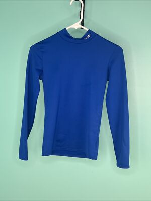 CHAMPION C9 Dry Thermal Compression Shirt Blue Youth Large