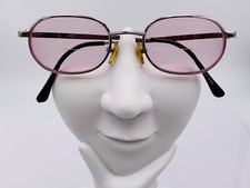 Vintage On-Guard Z87-2 Silver Metal Oval Sunglasses Korea FRAMES ONLY