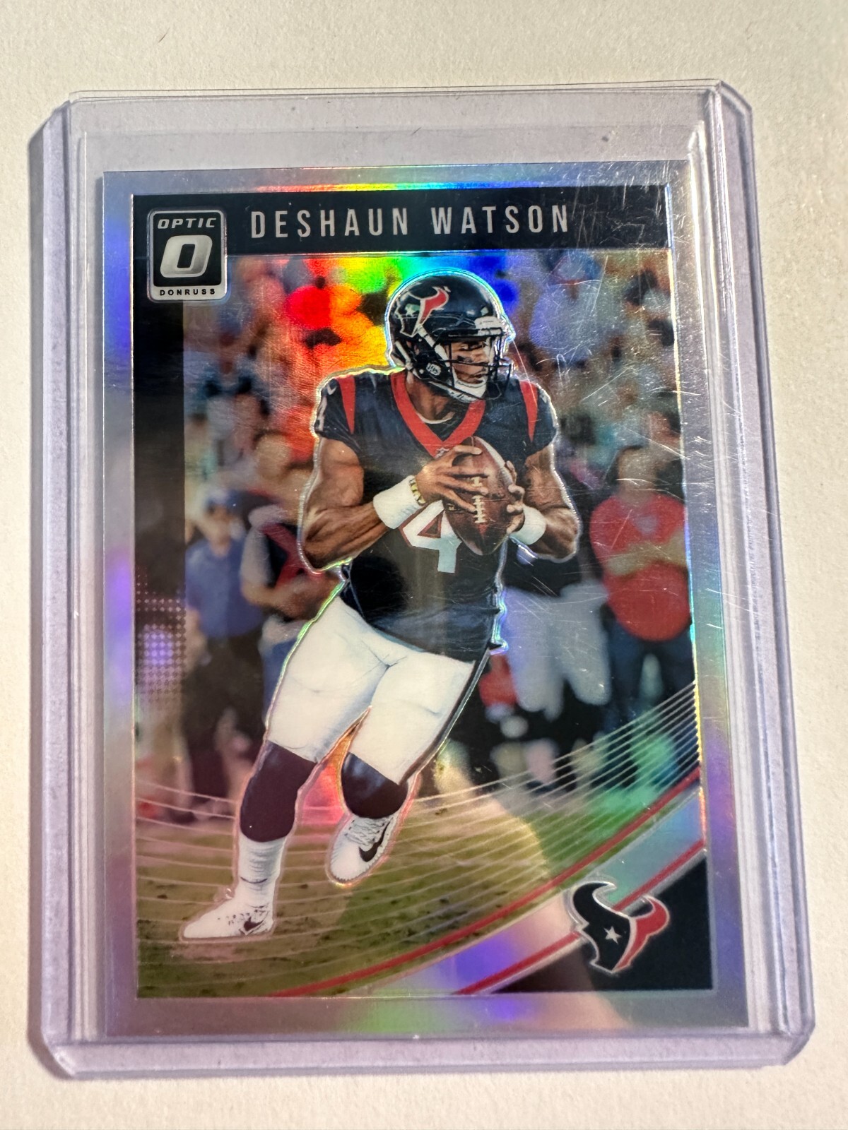 K128,693 - 2018 Donruss Optic Holo #40 Deshaun Watson