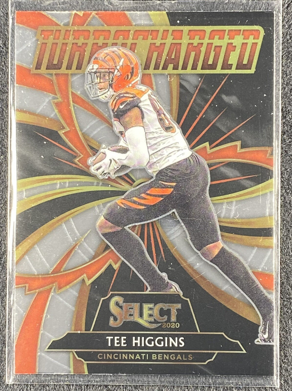 2020 Panini Select TEE HIGGINS Turbocharged Insert #T23 Cincinnati Bengals