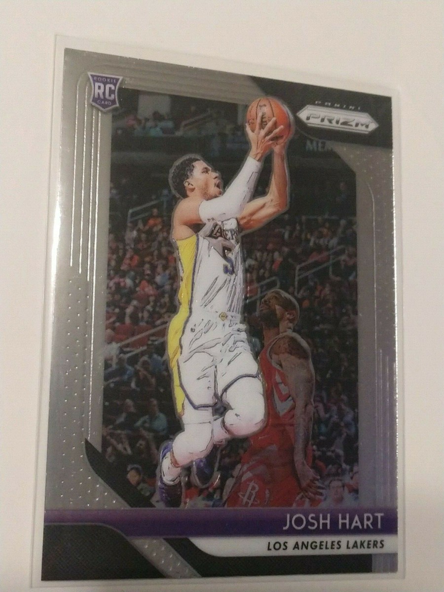 JOSH HART 2018-19 PANINI PRIZM RC #46 Los Angeles Lakers NBA
