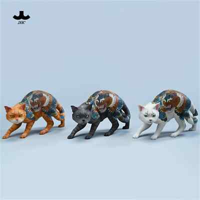 JXK 1/4 Japanese Relief Tattoo Cat Figure Animal Model Adult Toys