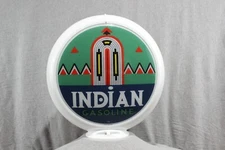 INDIAN GASOLINE GAS PUMP GLOBE