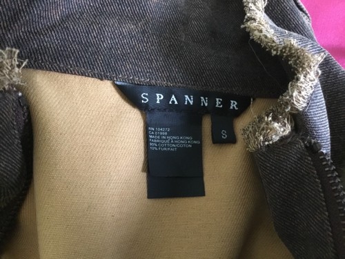 Gilet con chiave in cotone pelliccia marrone S piccolo cerniera davanti - Foto 4 di 4