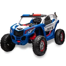 24V Ride on UTV Car Can-Am  4WD Powerful Electric Vehicle w/ 2 Leather Seaters