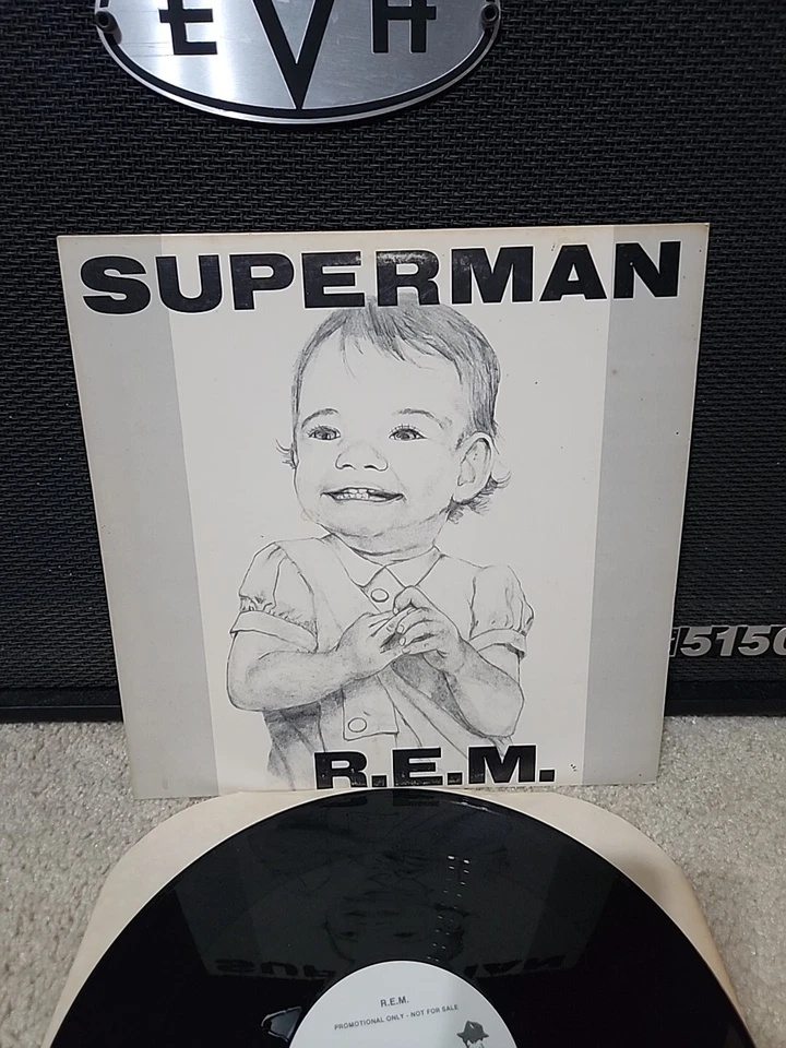 R.E.M. Superman Lp Vinyl 12' Inch Single OG IRS WL Promo Press VG+/VG+ Wax - Image 2 of 4