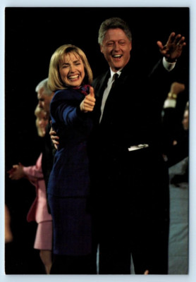 President Bill Clinton & Hillary Clinton 4x6 Postcard | eBay