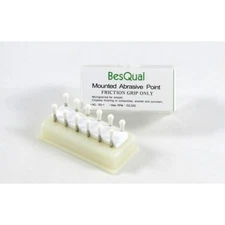 META BESQUAL MOUNTED FINISHING  STONE FG WHITE ROUND RD1