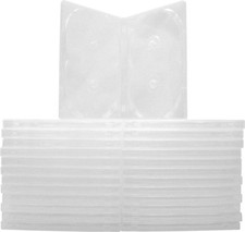  25 CLEAR 4-Disc Capacity DVD Cases Boxes 14mm Slim Four Quad Holder DV4R14CL