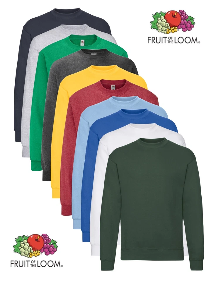 Sudadera Jersey Lisa Fruit Of The Loom SIN LOGO S-M-L-XL-XXL-3XL-4XL-5XL - Imagen 1 de 2