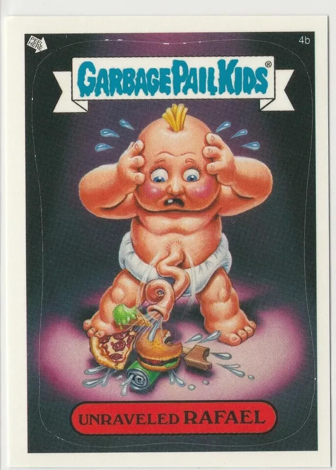 Rafael #4b Garbage Pail Kids GPK 2004 ANS2 All-New Series 2 Unraveled