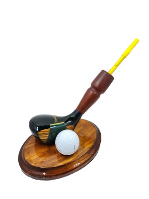 Unique Pen Holder Made With Vintage  POWERBILT Golf Club & Ball For Home Office
