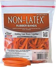 LOT OF 25 Bags Alliance Rubber   #64 Non-Latex Rubber Bands, approx. 2400 bands