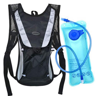 WASSERRUCKSACK MIT WASSERSACK 2L FAHRRAD RADSPORT TREKKING SPORT WATER BACKPACK