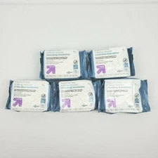 5X Up & Up Fragrance Free Makeup Remover Cleansing Towelettes Wipes 25 Ct Each 