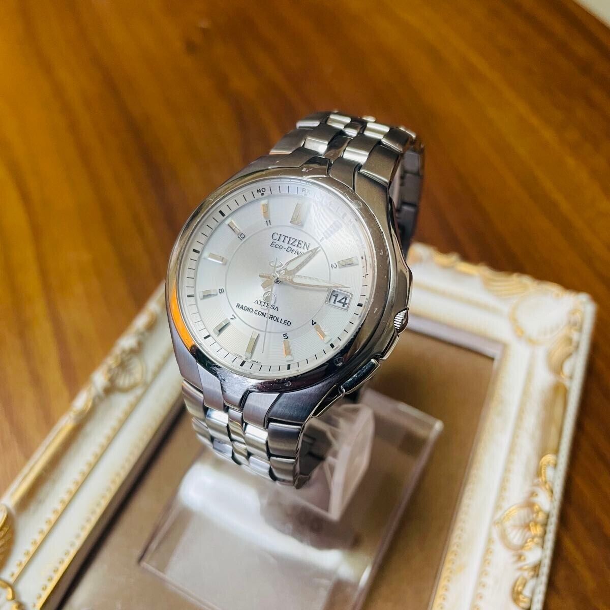 CITIZEN ATTESA Eco-Drive GN-4W-S Solar White Dial FROM JAPAN CITIZEN ATTESA Eco-Drive GN-4W-S Solar White Dial FROM JAPAN