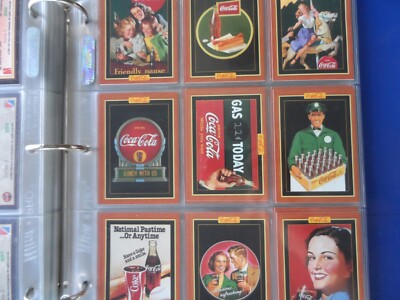 1993 COCA COLA COMPLETE 1-4 COLLECTOR SERIES IN BINDER NM-MT P-164