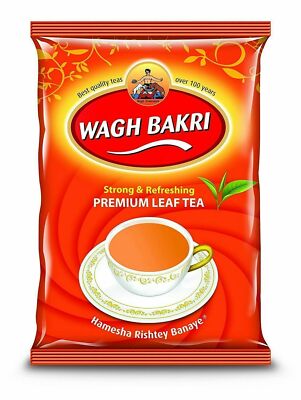 Wagh Bakri Premium Leaf Tea Strong Refreshing Indian Black CTC Masala Chai