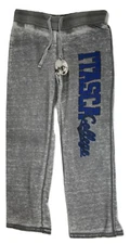 J. America Womens ITASCA College Soft Gray Sweatpants Pants NWT S, M
