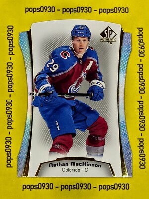 Nathan MacKinnon, Colorado Avalanche, 2022, SP Authentic, die cut, #DC-5