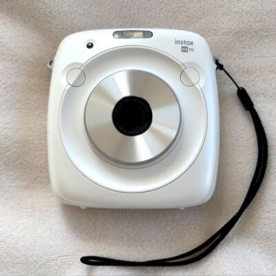 FUJIFILM instax SQUARE SQ10 white film camera Good condition