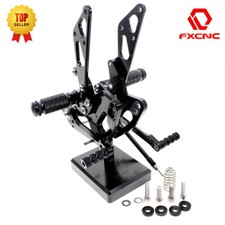 CNC Racing Rearsets Footpegs Footrest Peg For Z1000 ABS (Z1000R) 2011-2020 Black