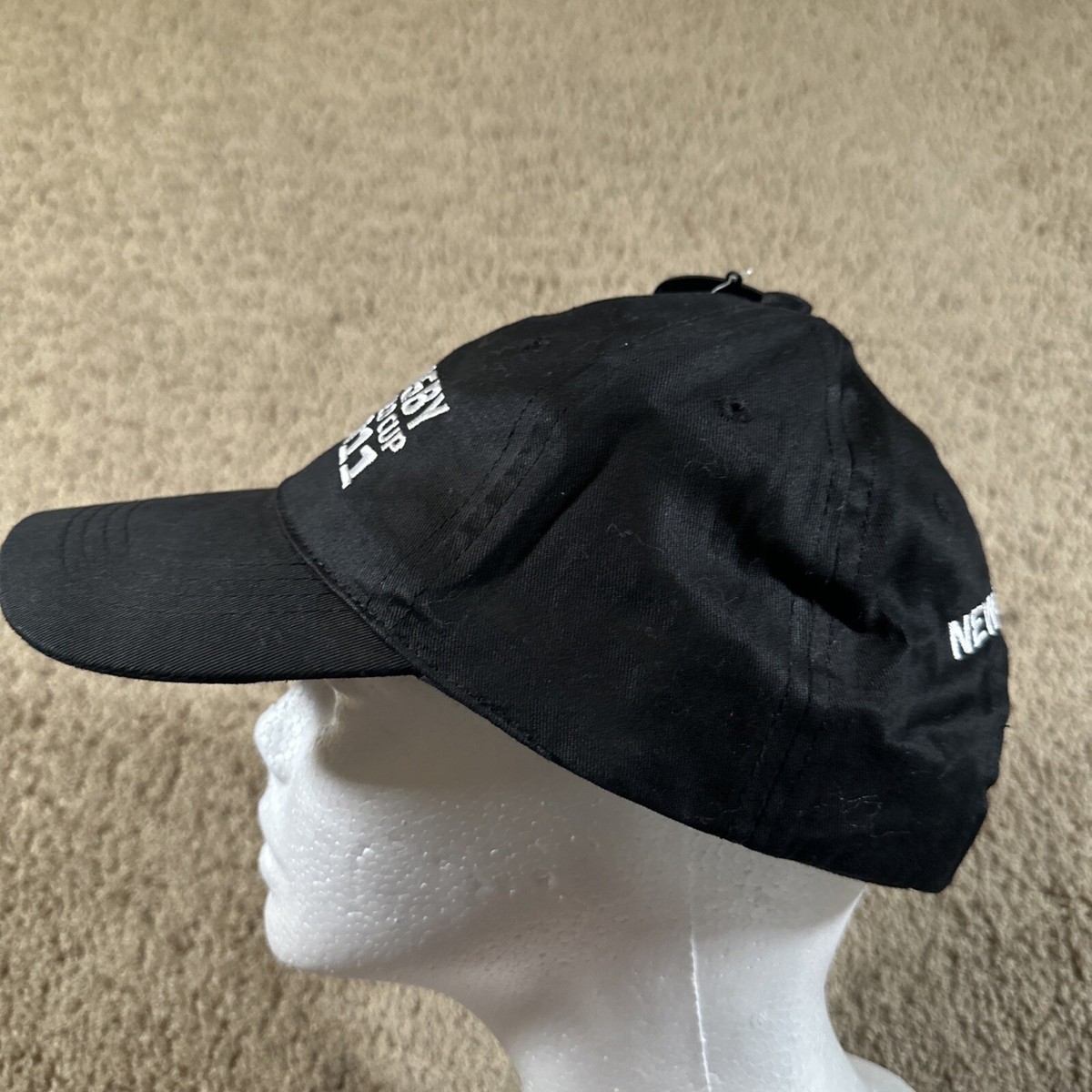IRB Rugby World Cup 2011 Hat Cap Adult Adjustable Black New
