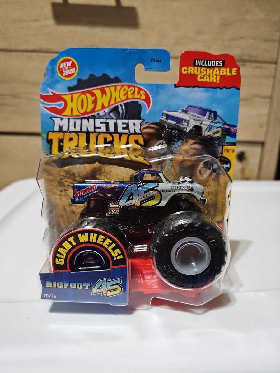Hot Wheels Monster Trucks 45th Anniversary Bigfoot | eBay