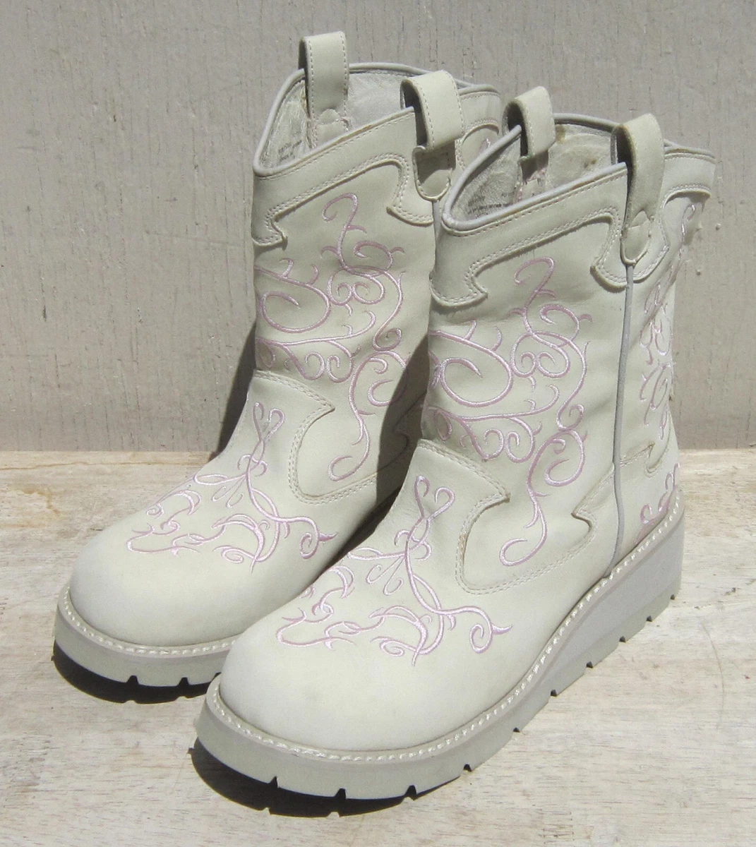 Cowboy wedge boots top